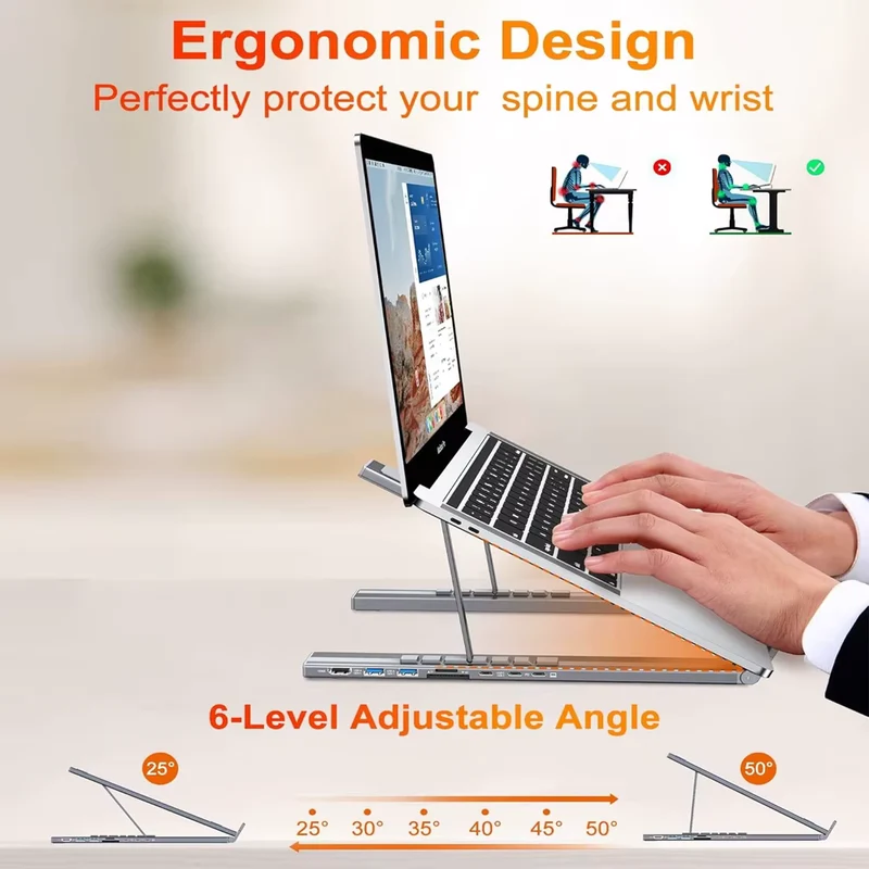 XOTIC PC Aluminum Notebook Docking Station Stand