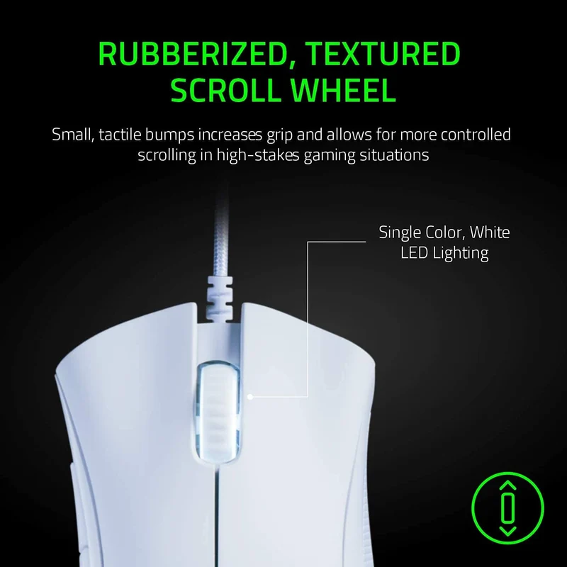 Razer DeathAdder Essential Gaming Mouse (White)