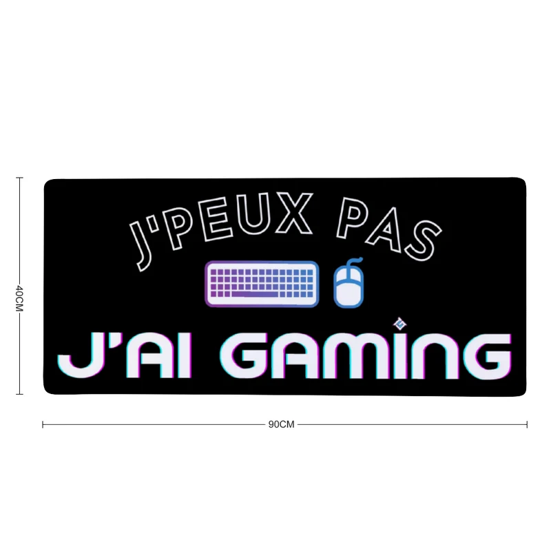 Tapis de Souris "J'PEUX PAS J'AI GAMING"