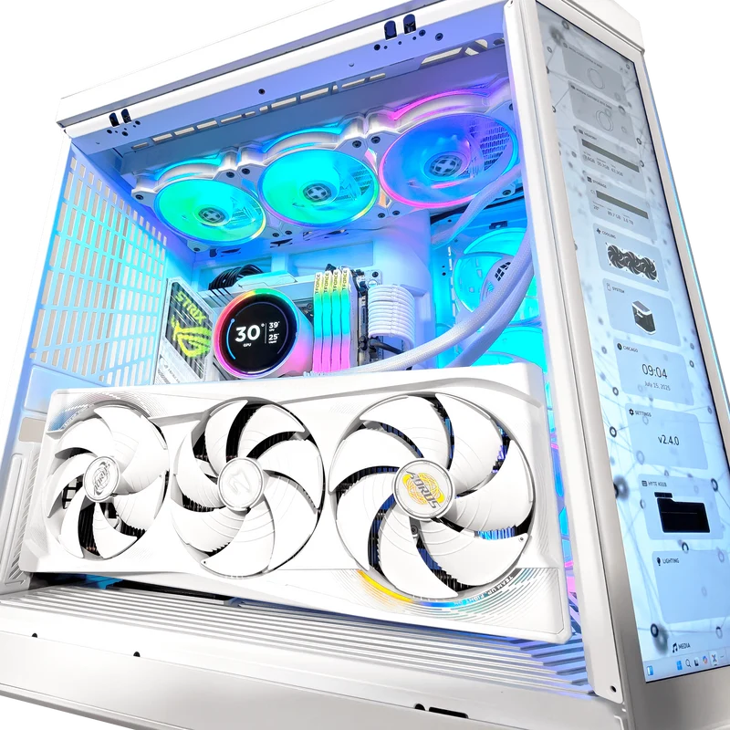 XOTIC PC GX13 HYTE Ghost Black Label Gaming PC, Up to Intel Core Ultra 9 285K, Up to NVIDIA GeForce RTX 5090, 32GB RAM, 1TB SSD