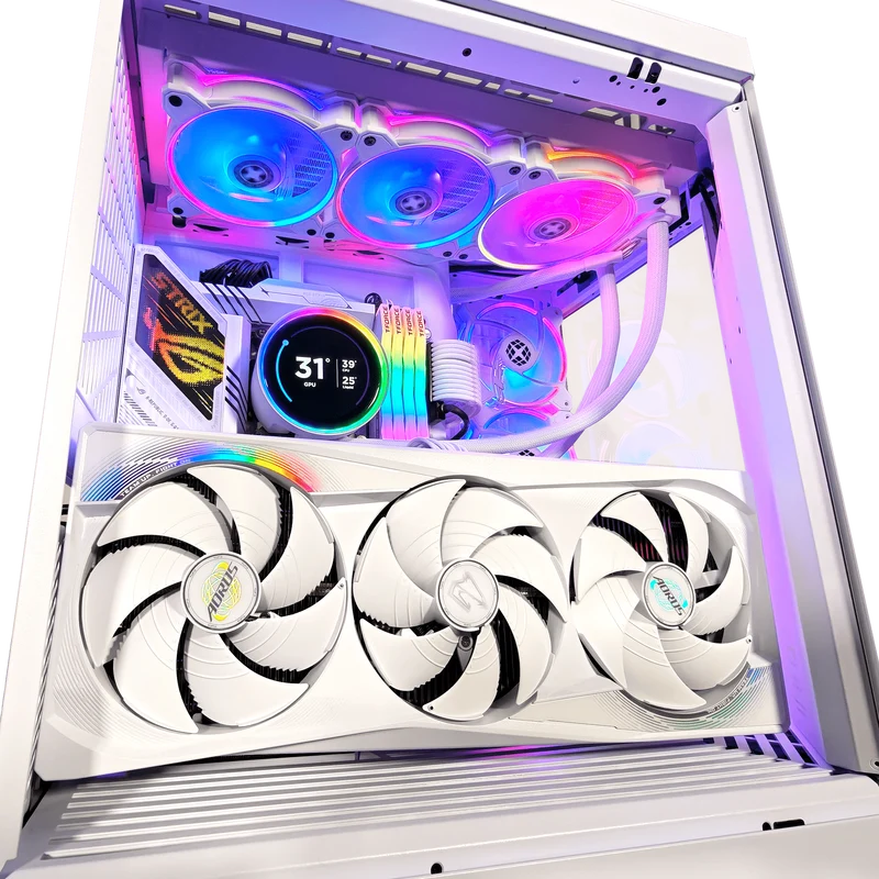 XOTIC PC GX13 HYTE Ghost Black Label Gaming PC, Up to Intel Core Ultra 9 285K, Up to NVIDIA GeForce RTX 5090, 32GB RAM, 1TB SSD