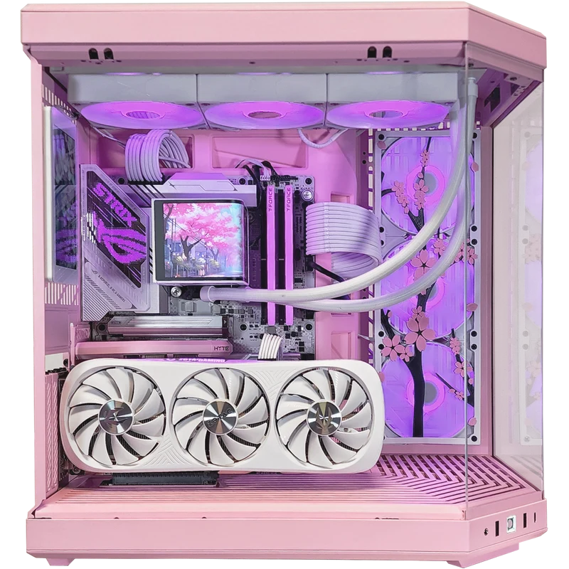 XOTIC PC Sakura Y70 Black Label Gaming PC, Up to Intel Core Ultra 9 285K, Up to NVIDIA GeForce RTX 5090, 32GB RAM, 2TB SSD