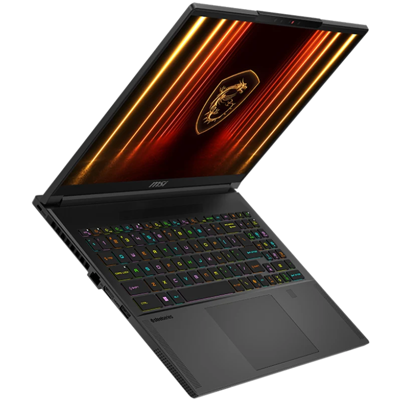 MSI Stealth A16 AI+ A3XWIG-076US Gaming Laptop, AMD Ryzen AI 9 HX 370, NVIDIA GeForce RTX 5080, 32GB RAM, 2TB SSD, 16" QHD+ 240Hz
