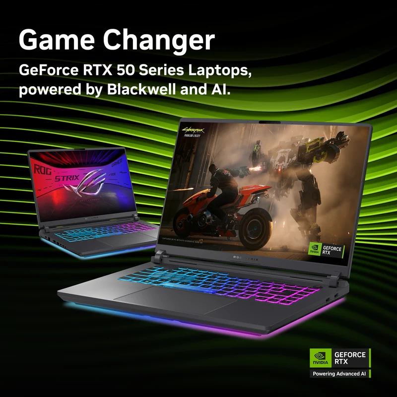 ASUS ROG Strix G16 G615JMR-DS94 Gaming Laptop, 16" FHD+ 165Hz Display, Intel Core i9-14900HX, NVIDIA GeForce RTX 5060, 16GB RAM, 1TB SSD
