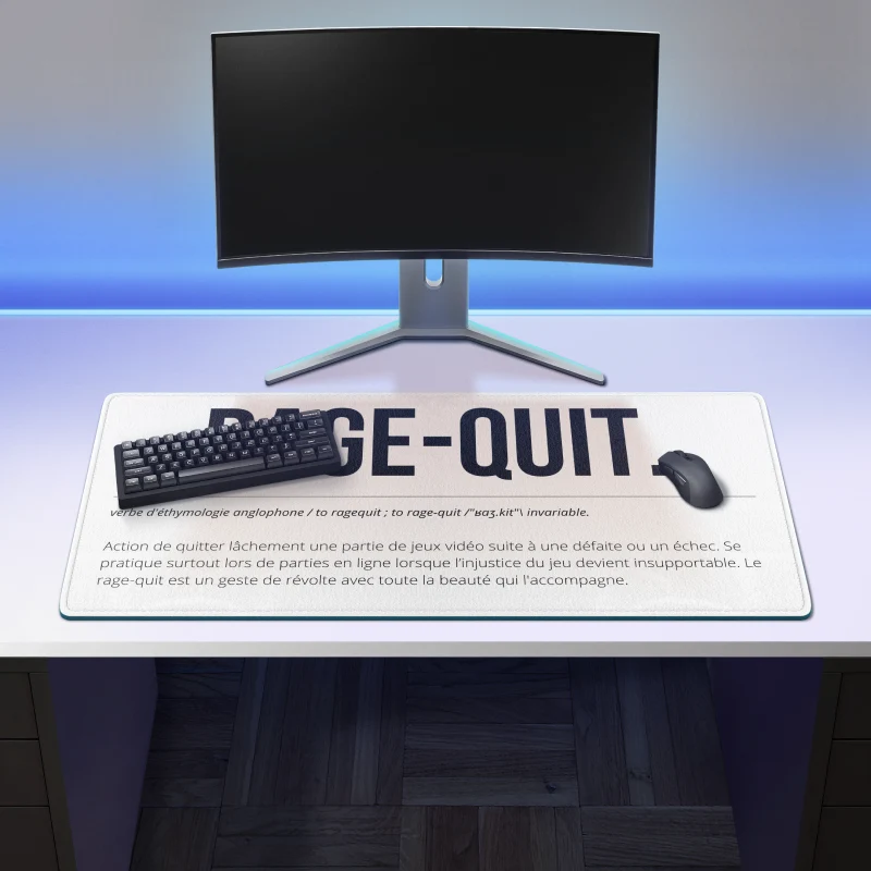 Tapis de Souris "RAGE-QUIT"