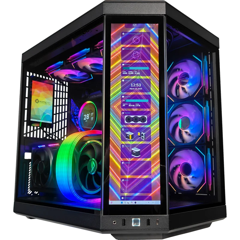 XOTIC PC Y70 Ultimate X Gaming PC, NVIDIA GeForce RTX 5080, Core Ultra 7 265K, 32GB DDR5, 2TB SSD