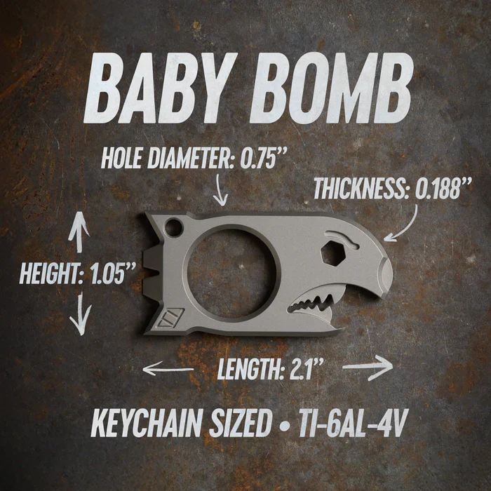 Baby Bomb | Stonewashed Ti