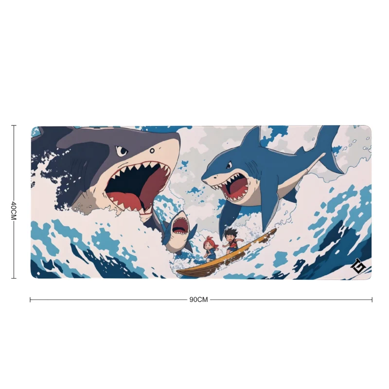 Tapis de Souris "ATTAQUE DE REQUINS"