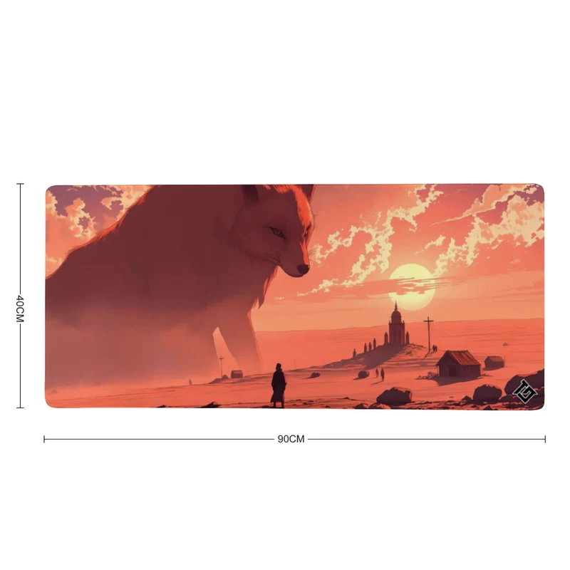 Tapis de Souris "RENARD DANS LE DÉSERT"