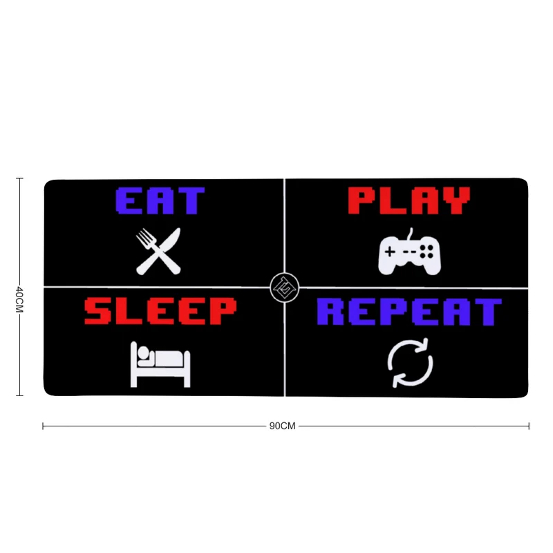 Tapis de Souris "EAT PLAY SLEEP REPEAT"