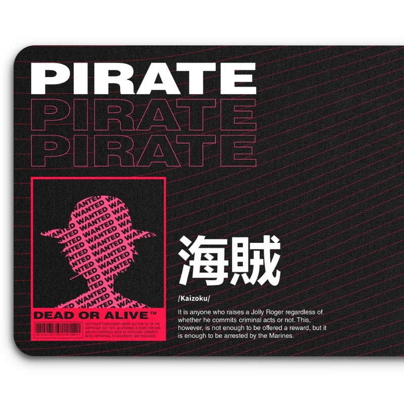 Tapis de Souris "Le Pirate au Chapeau de Paille"