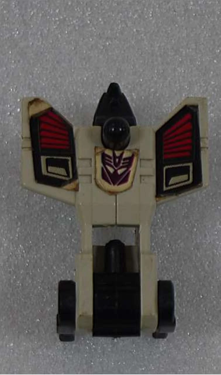 Figurine en vinyle souple de robot TAKARA avec corne de foreuse