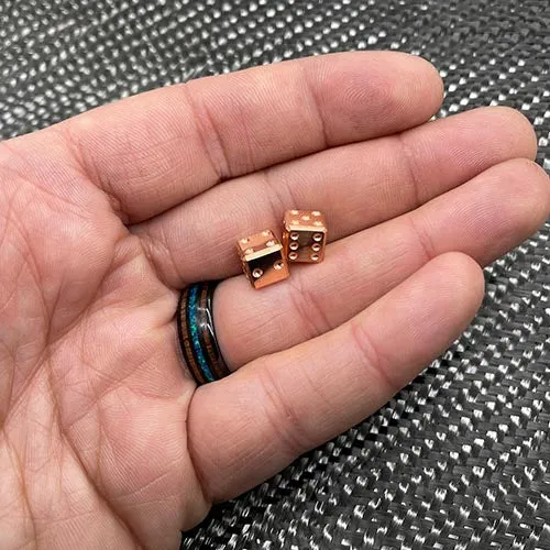 Little Pair-A-Dice Copper Dice Set