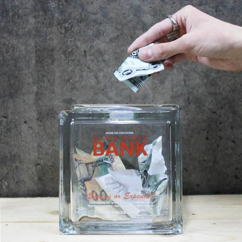 Glass Block Bank Square
