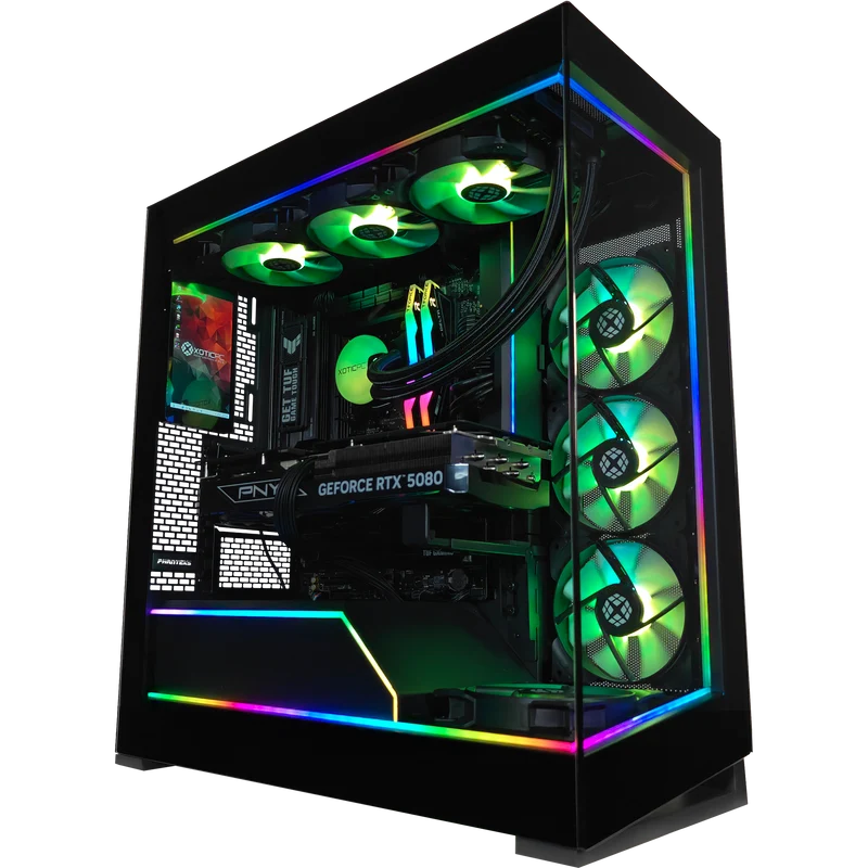 XOTIC PC NV5 Ultimate Gaming PC, NVIDIA GeForce RTX 5080, Core Ultra 9 285K, 32GB DDR5, 2TB SSD
