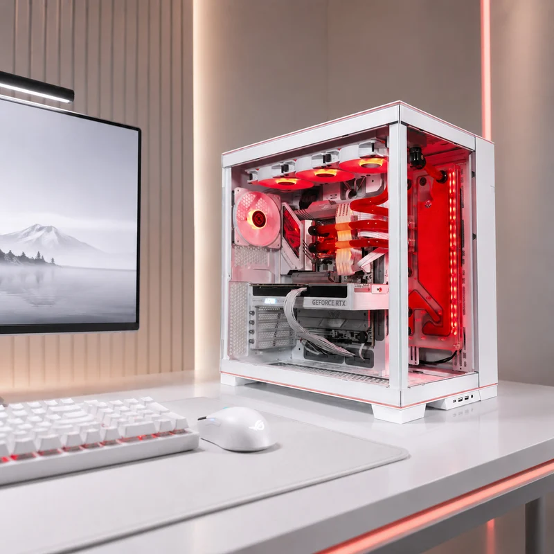 XOTIC PC EVO O11D Ghost Gaming PC, NVIDIA GeForce RTX 5080, Core Ultra 9 285K, 64GB DDR5, 4TB SSD