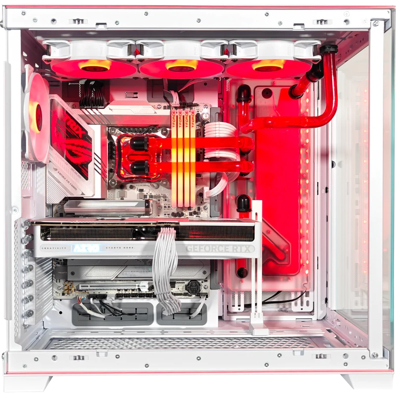 XOTIC PC EVO O11D Ghost Gaming PC, NVIDIA GeForce RTX 5080, Core Ultra 9 285K, 64GB DDR5, 4TB SSD