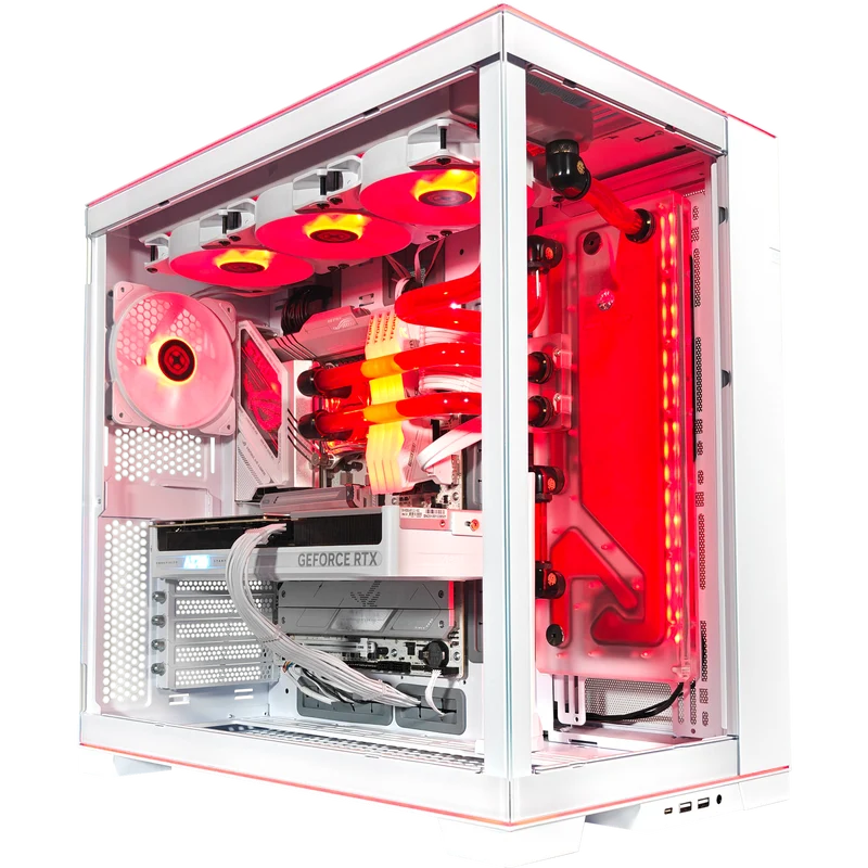 XOTIC PC EVO O11D Ghost Gaming PC, NVIDIA GeForce RTX 5080, Core Ultra 9 285K, 64GB DDR5, 4TB SSD