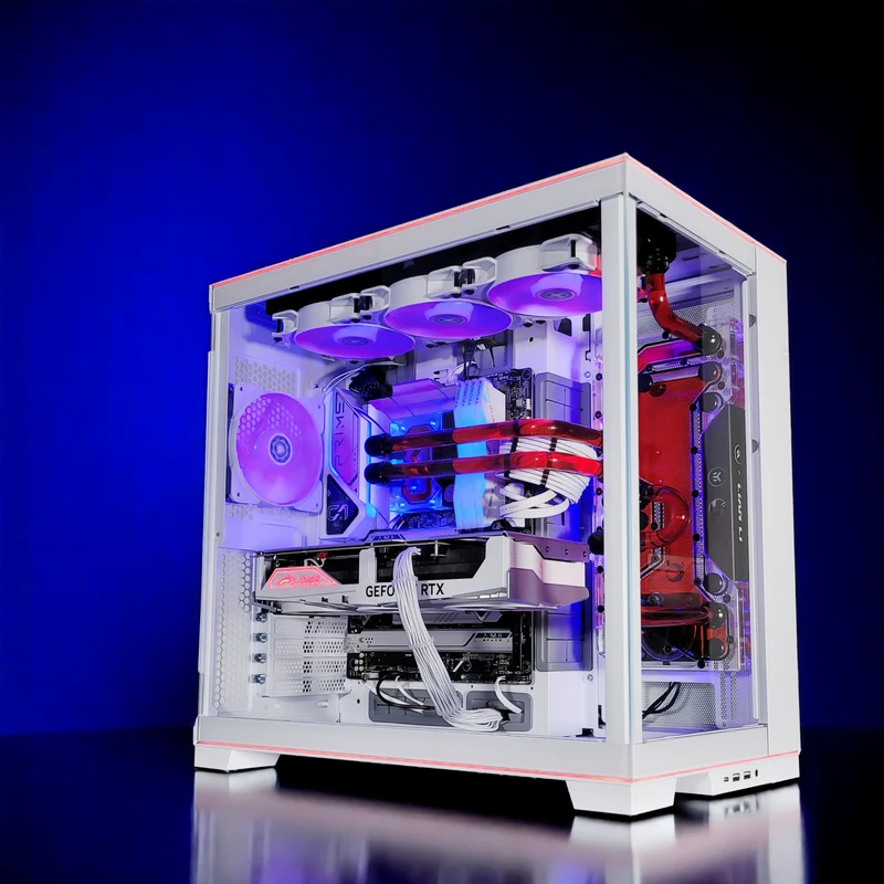 XOTIC PC EVO O11D Ghost Gaming PC, NVIDIA GeForce RTX 5080, Core Ultra 9 285K, 64GB DDR5, 4TB SSD