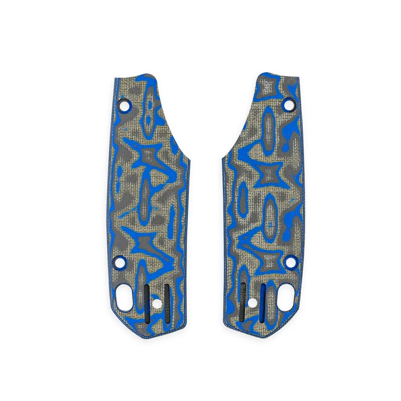 Psyop 299 Handle | Blue Ocean Micarta - W0404