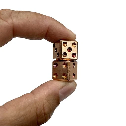 Pair-A-Dice Copper Dice Set