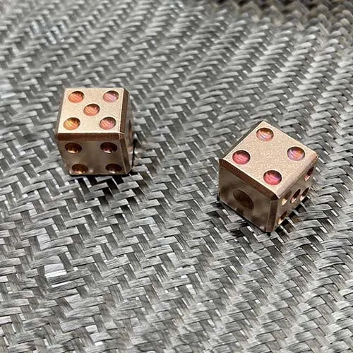 Pair-A-Dice Copper Dice Set