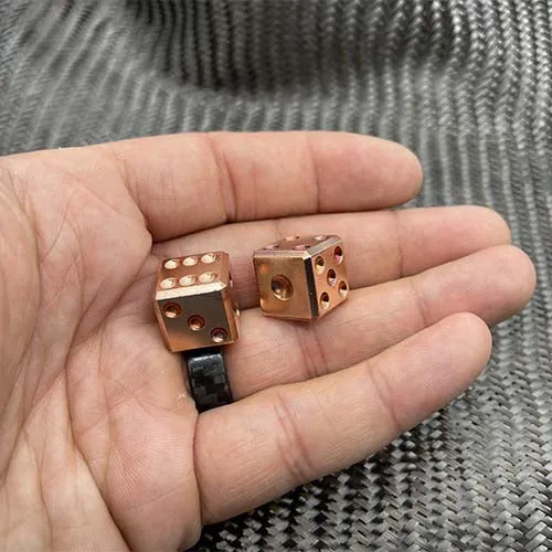 Pair-A-Dice Copper Dice Set