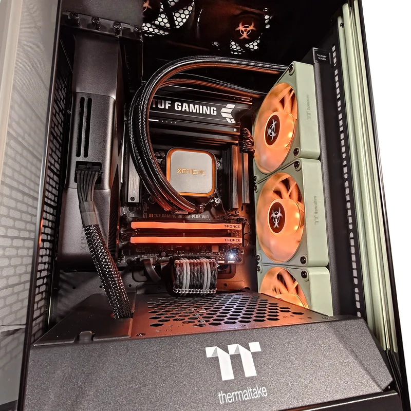 XOTIC PC BioHazard Tower 300 Gaming PC, NVIDIA GeForce RTX 5070, Ryzen 7 9700X, 32GB DDR5, 2TB SSD