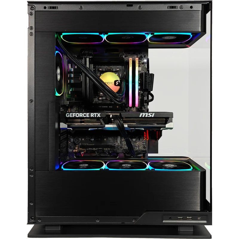 XOTIC PC Evolv X2 Gaming PC, NVIDIA GeForce RTX 5070 Ti, Ryzen 7 9700X, 32GB DDR5, 2TB SSD