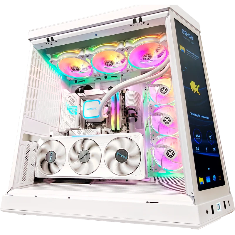 XOTIC PC Y70 Ghost Gaming PC, NVIDIA GeForce RTX 5070, Ryzen 7 9800X3D, 32GB DDR5, 2TB SSD