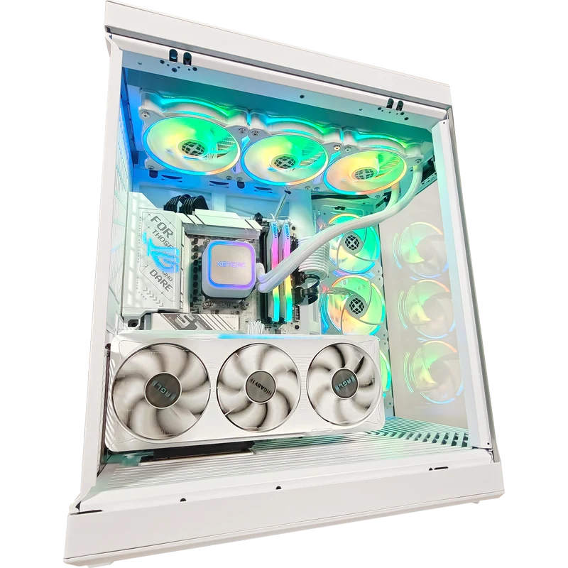 XOTIC PC Y70 Ghost Gaming PC, NVIDIA GeForce RTX 5070, Ryzen 7 9800X3D, 32GB DDR5, 2TB SSD