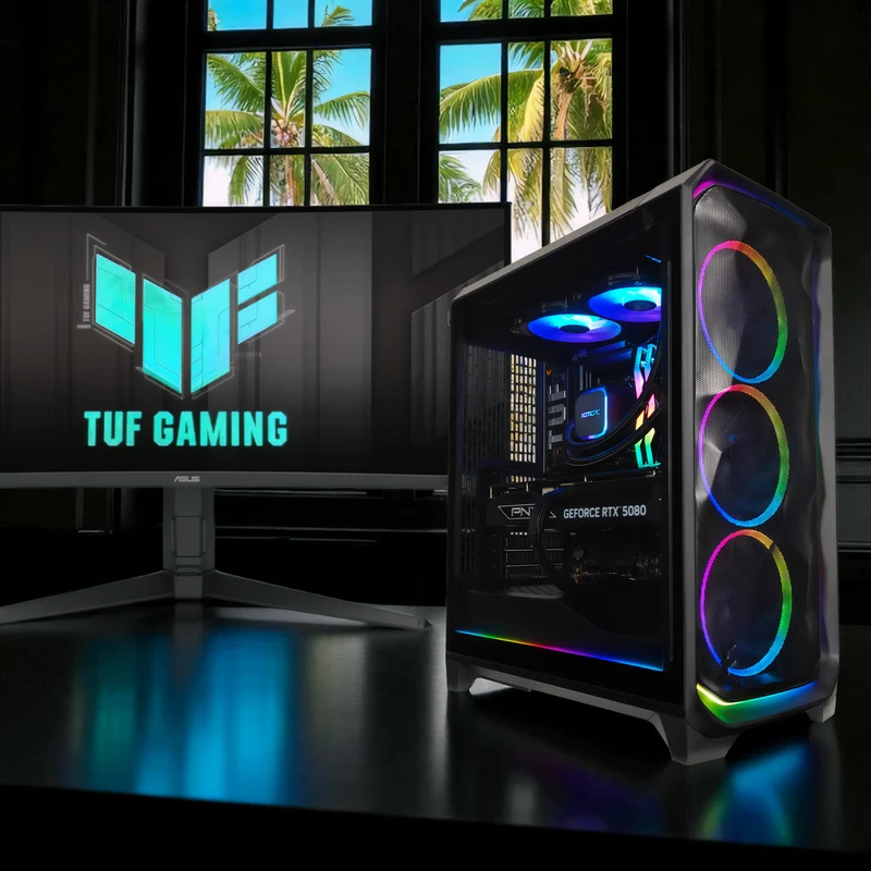 XOTIC PC Meshify 3 Ultimate Gaming PC, AMD Ryzen 7 9800X3D, NVIDIA GeForce RTX 5080, 32GB DDR5, 2TB NVMe SSD