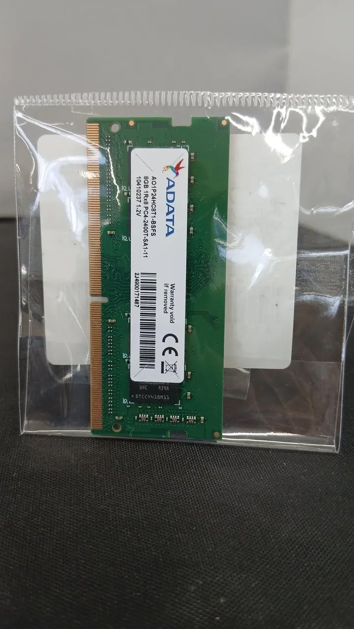 Mémoire pour ordinateur portable ADATA 8 Go 1RX8 PC4-2400T-SA1-11