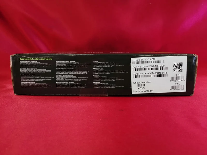 Carte graphique ASUS GT730-SL-2GD5-BRK