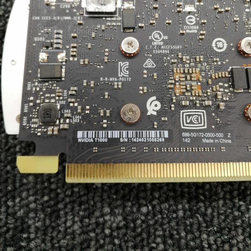 NVIDIA Graphics Card: NVIDIA T1000 4GB