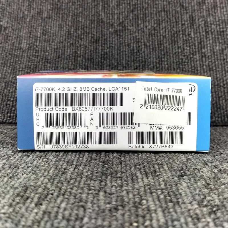 INTEL CORE I7-7700K BOX CORE I7-7700K BOX