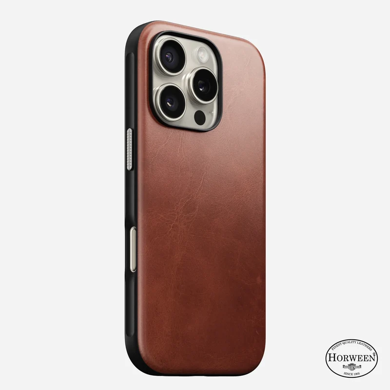 Modern Leather Case for iPhone 16 Series | Horween®
