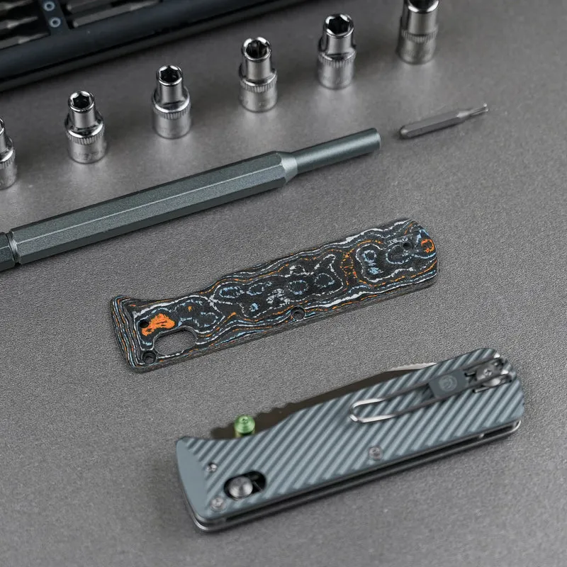 Vombat Handle Scales - Gulf Camo Carbon