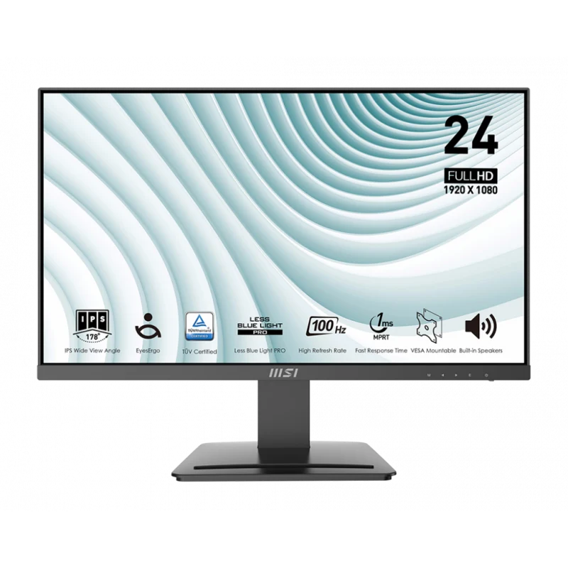 MSI PRO MP243X 24" 1080P 100HZ monitor