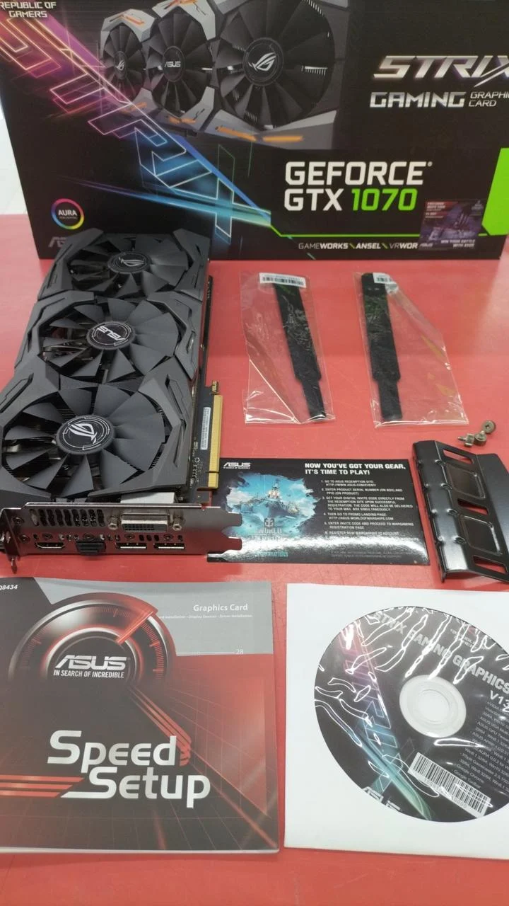 ASUS Graphics Board: STRIX GEFORCE GTX 1070-08G