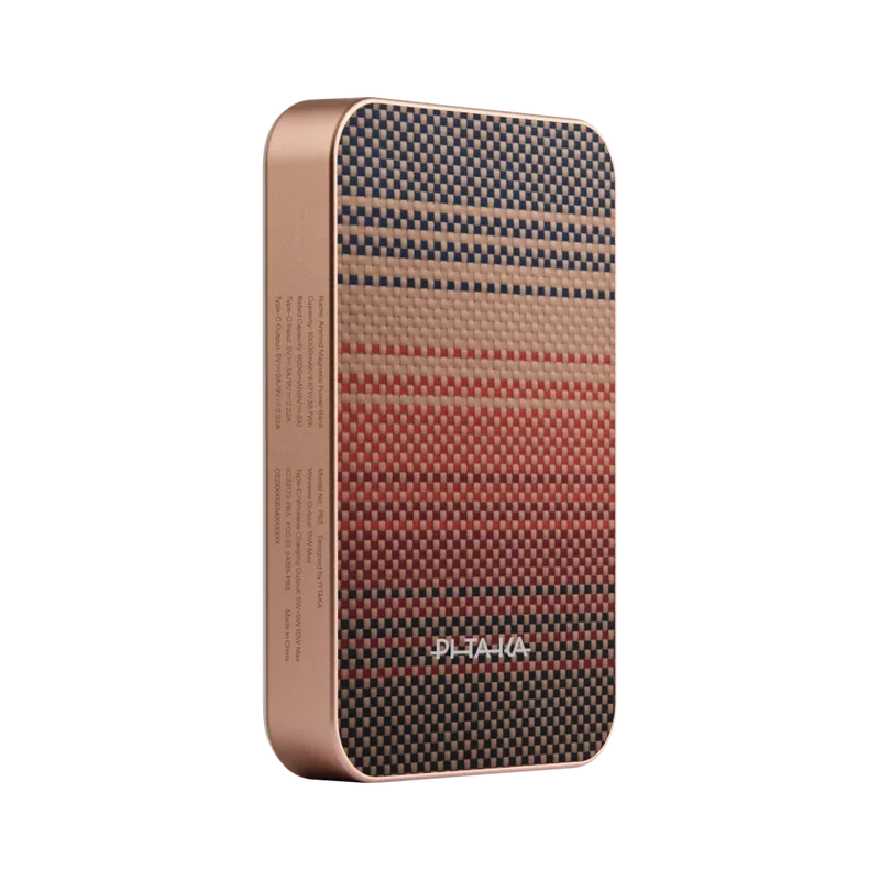 Aramid Fiber Magnetic Power Bank Qi2