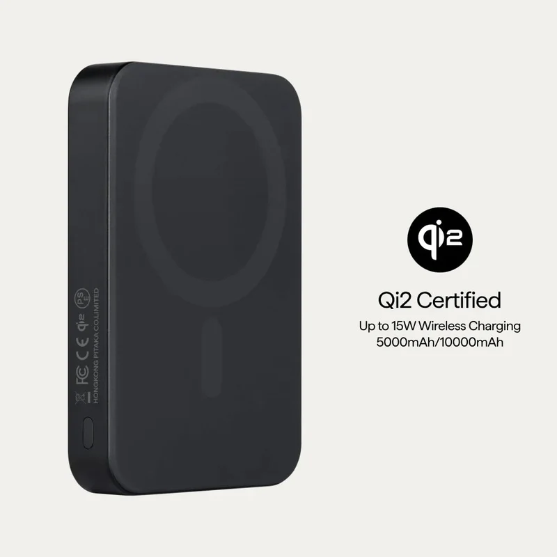 Aramid Fiber Magnetic Power Bank Qi2