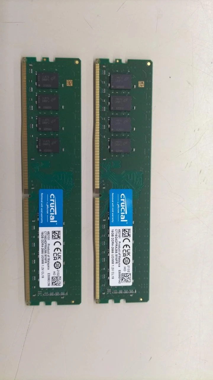 CRUCIAL DDR4 Memory CT16G4DFRA266. M16FR