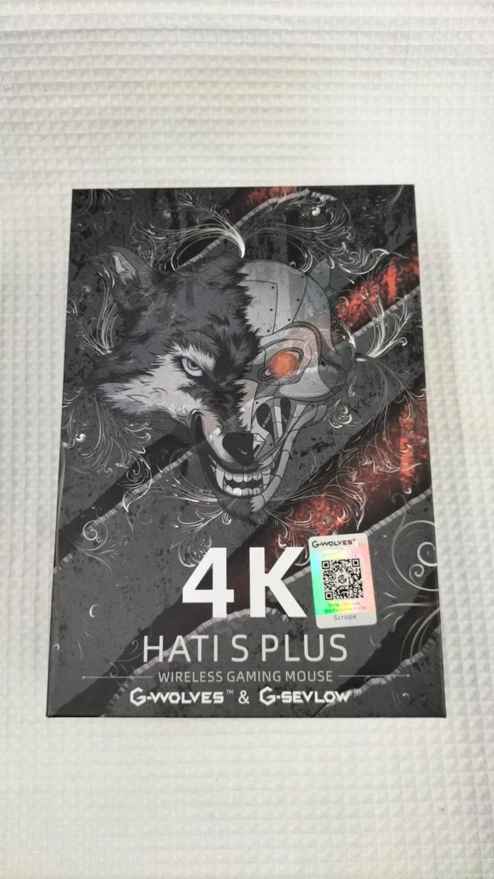 Souris gaming G-WOLVES HT-S+WL 4K blanche