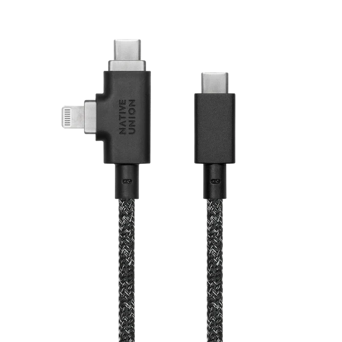 Belt Cable Duo Pro 240W (USB-C to USB-C & Lightning)