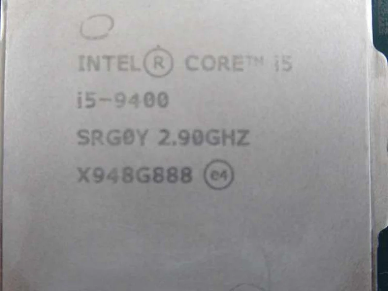 Intel Core i5 Core i5-9400