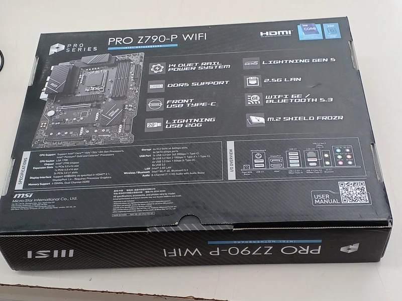 Carte mère MSI PRO Z790-P WIFI