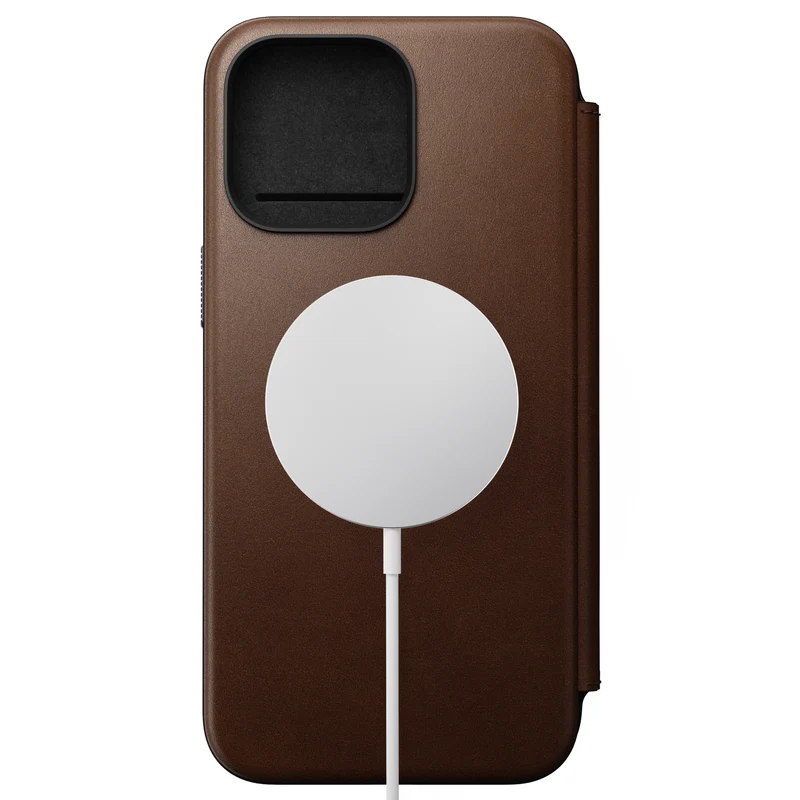 Modern Leather Folio for iPhone 15 Series | Nomad Leather