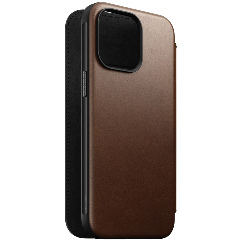 Modern Leather Folio for iPhone 15 Series | Nomad Leather