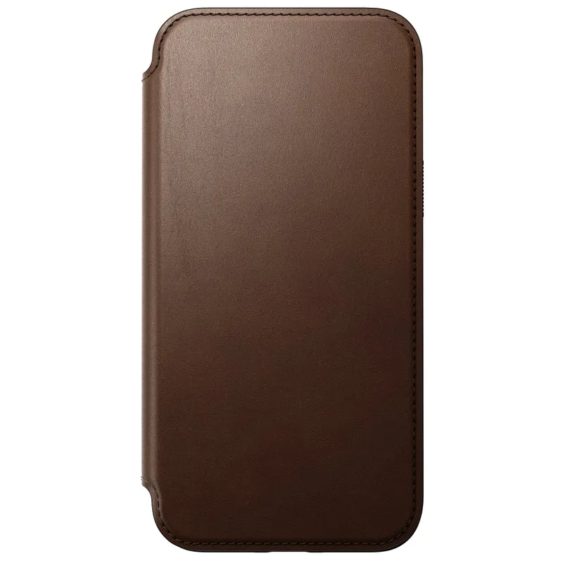 Modern Leather Folio for iPhone 15 Series | Nomad Leather